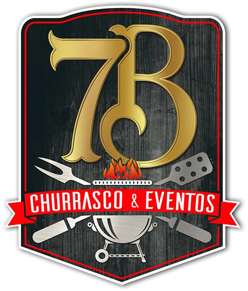 7B Churrasco e Eventos Logomarca Dourada na Madeira Cinza 500x600 7B Churrasco e Eventos Logomarca Dourada na Madeira Cinza 500x600